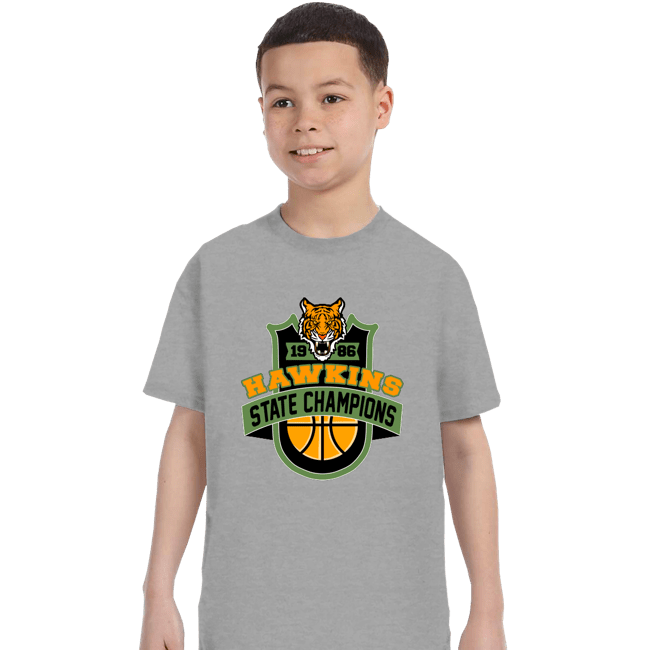 Secret_Shirts T-Shirts, Youth / XS / Sports Grey Hawkins 86