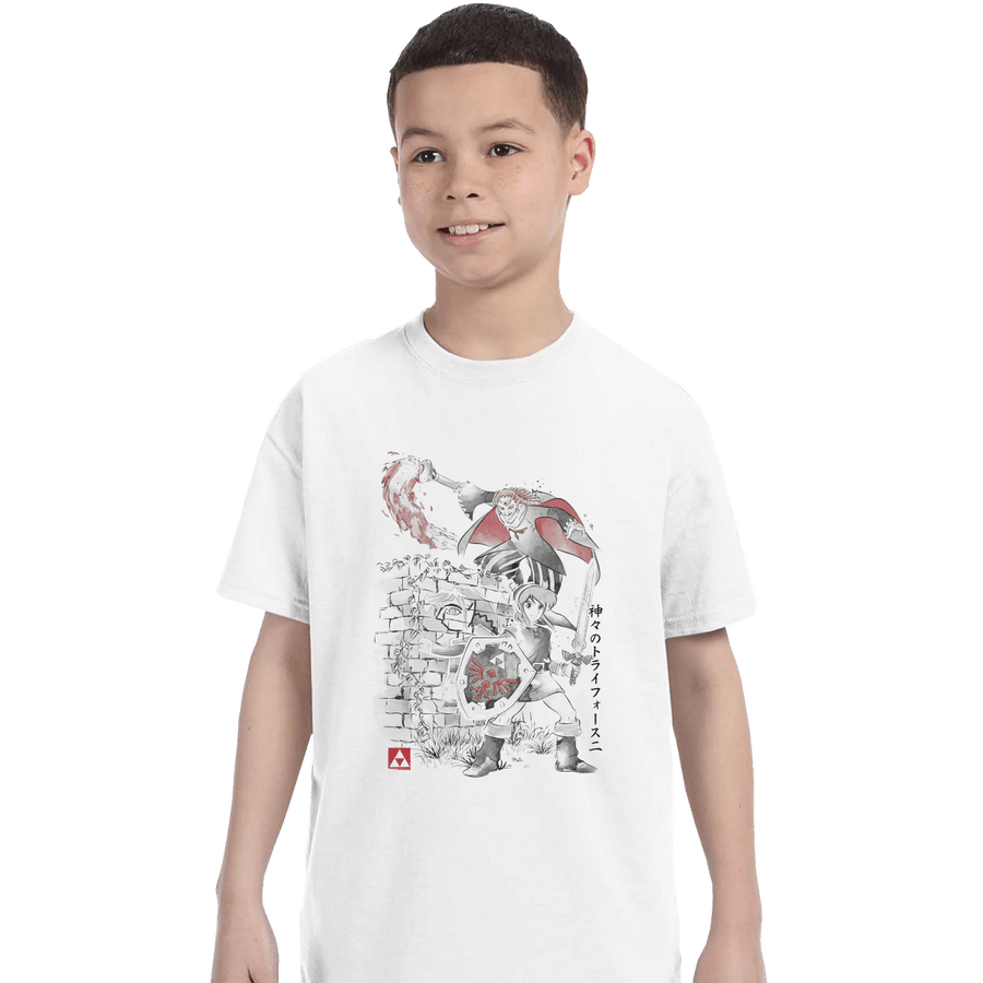 Shirts T-Shirts, Youth / XL / White Between Worlds Sumi-e