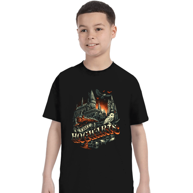 Shirts T-Shirts, Youth / XS / Black World Of The Wizards