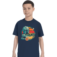 Load image into Gallery viewer, Daily_Deal_Shirts T-Shirts, Youth / XS / Navy Beskar Dad
