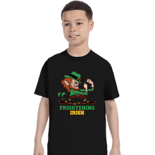Load image into Gallery viewer, Daily_Deal_Shirts T-Shirts, Youth / XS / Black Frightening Irish
