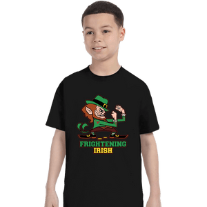 Daily_Deal_Shirts T-Shirts, Youth / XS / Black Frightening Irish