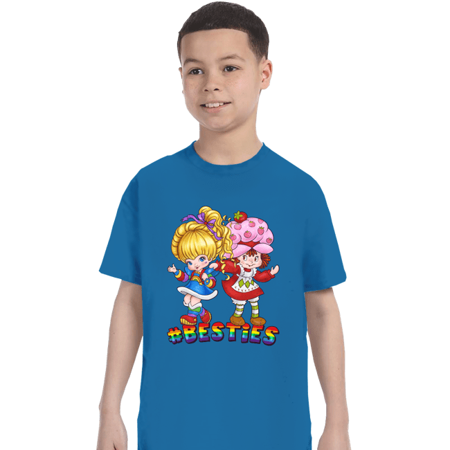 Shirts T-Shirts, Youth / XS / Sapphire Besties