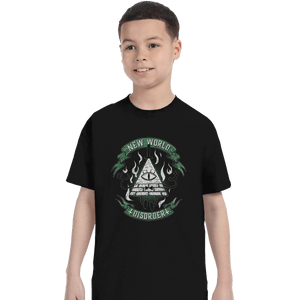Shirts T-Shirts, Youth / XL / Black New World Disorder