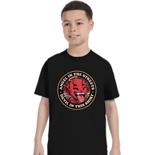 Load image into Gallery viewer, Secret_Shirts T-Shirts, Youth / XS / Black Angel In The Streets
