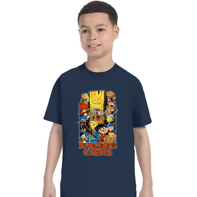 Secret_Shirts T-Shirts, Youth / XS / Navy Dungeons And Edds