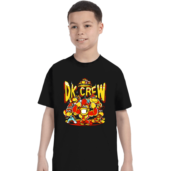 Daily_Deal_Shirts T-Shirts, Youth / XS / Black DK Crew