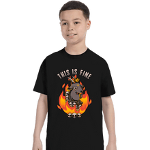 Load image into Gallery viewer, Secret_Shirts T-Shirts, Youth / XS / Black Demonically Fine
