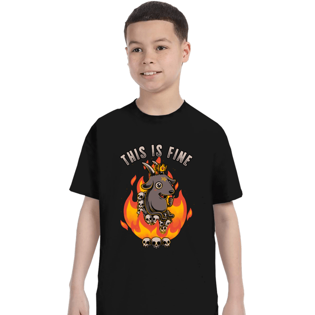 Secret_Shirts T-Shirts, Youth / XS / Black Demonically Fine