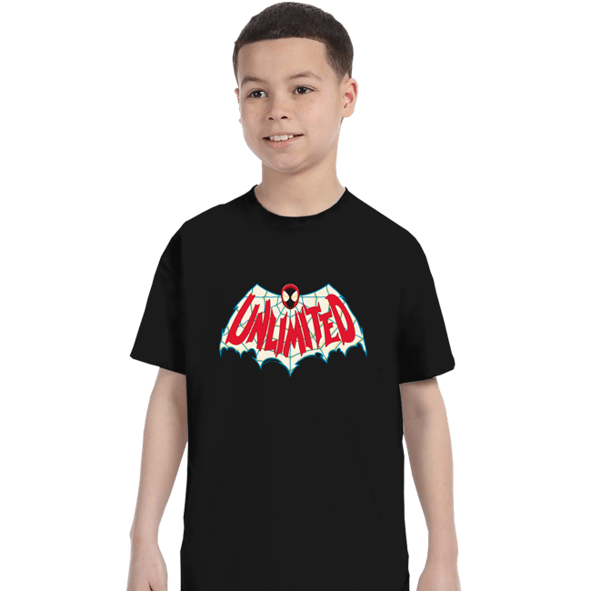 Secret_Shirts T-Shirts, Youth / XS / Black Unlimited Spider