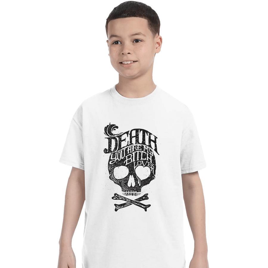 Shirts T-Shirts, Youth / XL / White Death Lover