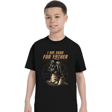 Load image into Gallery viewer, Daily_Deal_Shirts T-Shirts, Youth / XS / Black Vader Cat
