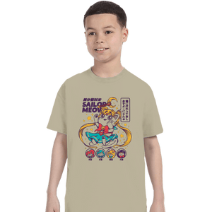 Secret_Shirts T-Shirts, Youth / XS / Sand Pretty Sailor Meow