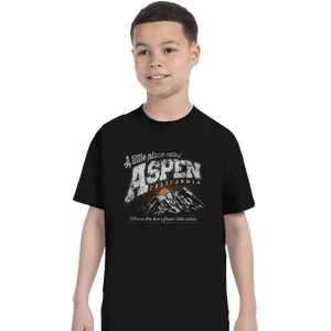 Shirts T-Shirts, Youth / XL / Black Aspen