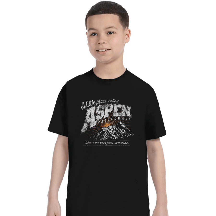 Shirts T-Shirts, Youth / XL / Black Aspen