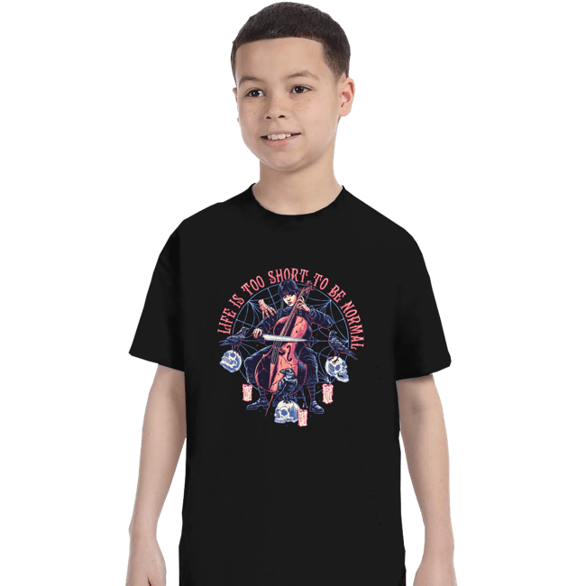 Daily_Deal_Shirts T-Shirts, Youth / XS / Black Cello Wednesday
