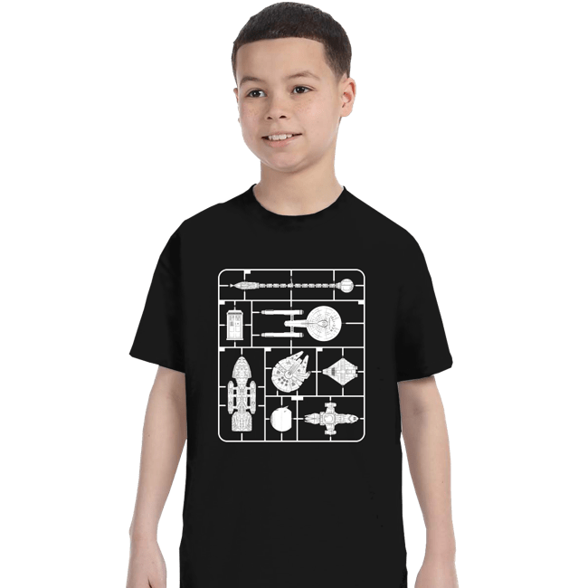 Secret_Shirts T-Shirts, Youth / XS / Black Space Battle Kit