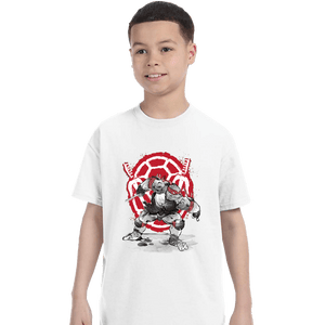 Daily_Deal_Shirts T-Shirts, Youth / XS / White Raphael Sumi-e