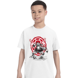 Daily_Deal_Shirts T-Shirts, Youth / XS / White Raphael Sumi-e