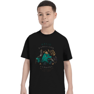 Shirts T-Shirts, Youth / XL / Black Kaiju Demolition Services