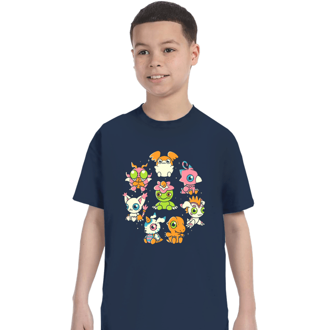 Secret_Shirts T-Shirts, Youth / XS / Navy Digi-Cute!