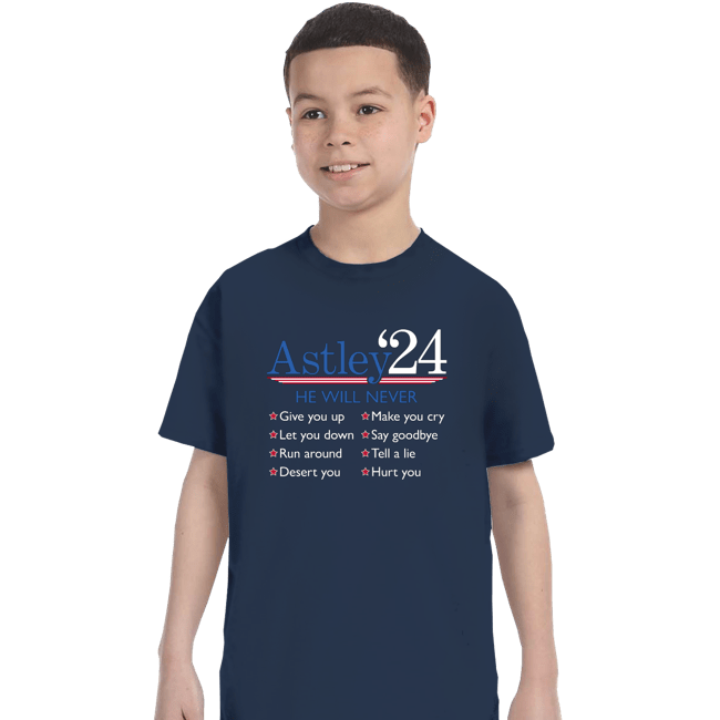 Daily_Deal_Shirts T-Shirts, Youth / XS / Navy Astley '24