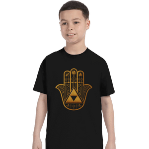 Shirts T-Shirts, Youth / XL / Black Legendary Hand