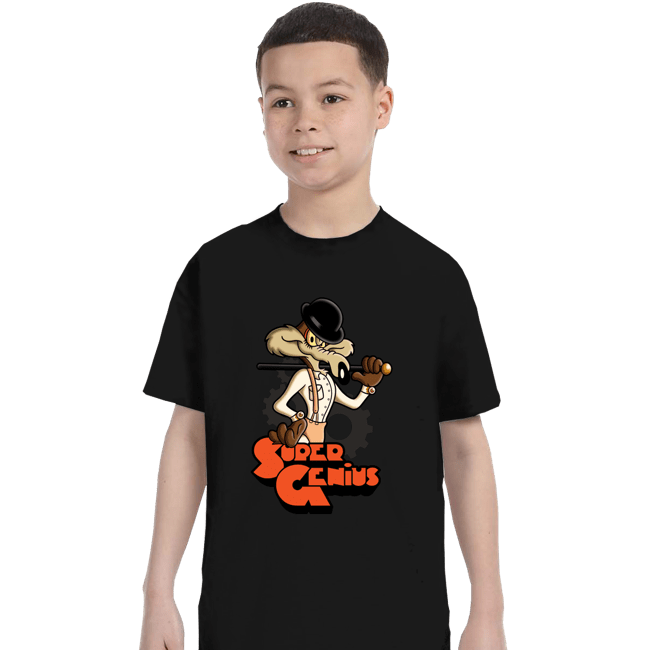 Daily_Deal_Shirts T-Shirts, Youth / XS / Black A Clockwork Genius
