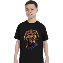 Load image into Gallery viewer, Daily_Deal_Shirts T-Shirts, Youth / XS / Black Sagat Fighter
