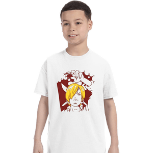 Shirts T-Shirts, Youth / XS / White Pirate Cook