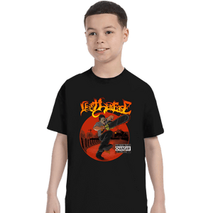 Daily_Deal_Shirts T-Shirts, Youth / XS / Black Leatherface