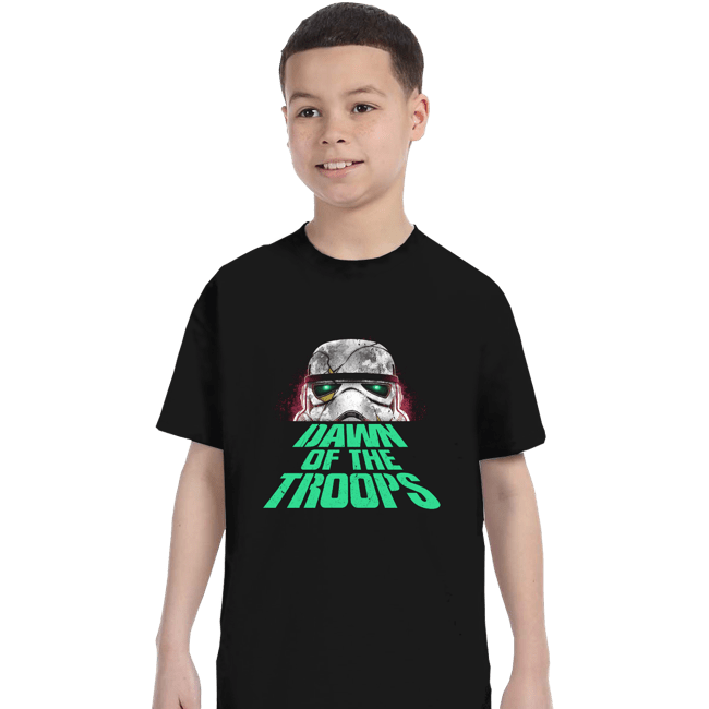 Daily_Deal_Shirts T-Shirts, Youth / XS / Black Dawn Of The Troops