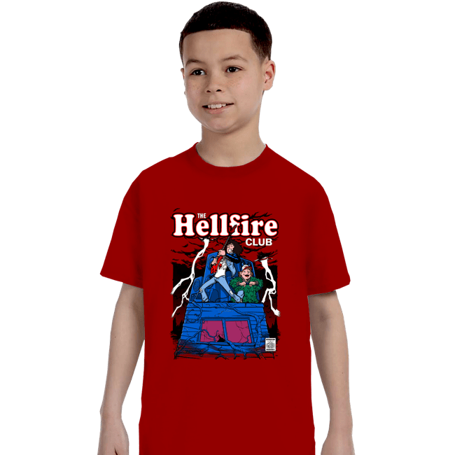 Daily_Deal_Shirts T-Shirts, Youth / XS / Red The Hellfire Club Comics