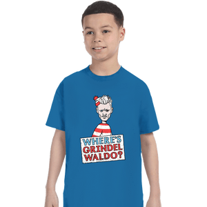 Secret_Shirts T-Shirts, Youth / XS / Sapphire Wheres Grindelwaldo