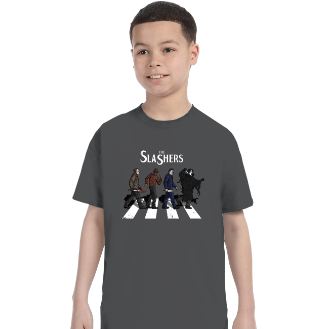 Daily_Deal_Shirts T-Shirts, Youth / XS / Charcoal The Slashers