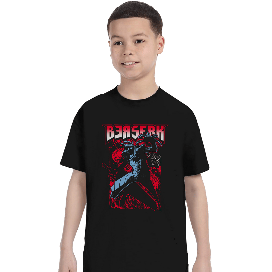 Shirts T-Shirts, Youth / XS / Black Berserker Guts