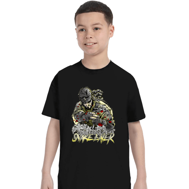 Daily_Deal_Shirts T-Shirts, Youth / XS / Black The Snake Eater