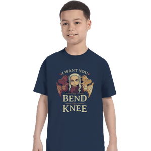 Shirts T-Shirts, Youth / XL / Navy Bend The Knee