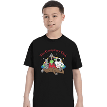 Load image into Gallery viewer, Secret_Shirts T-Shirts, Youth / XS / Black Conspiracy Bunch
