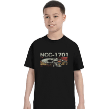 Load image into Gallery viewer, Shirts T-Shirts, Youth / XS / Black Retro NCC-1701
