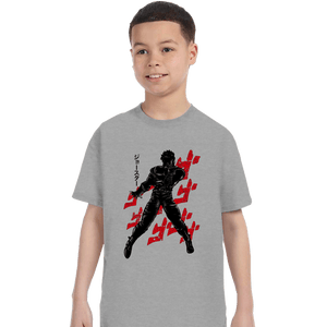 Shirts T-Shirts, Youth / XS / Sports Grey Crimson Joseph