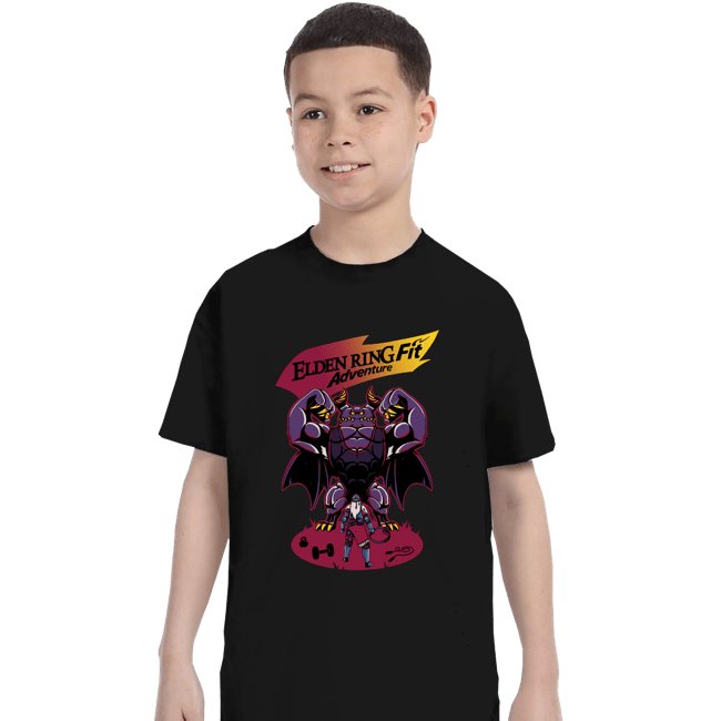 Shirts T-Shirts, Youth / XS / Black Git Gud, Git Stronk!