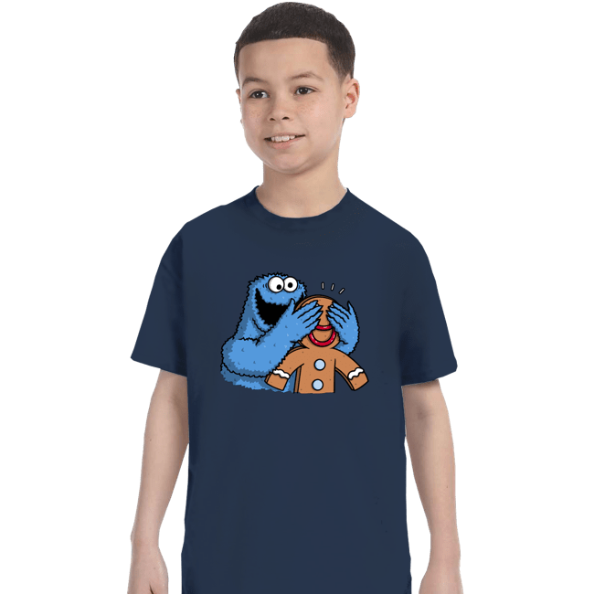 Secret_Shirts T-Shirts, Youth / XS / Navy Monstrous Surprise