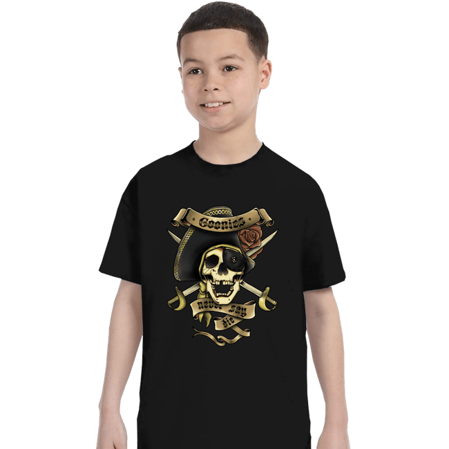 Daily_Deal_Shirts T-Shirts, Youth / XS / Black Goonies Tattoo
