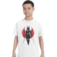 Load image into Gallery viewer, Shirts T-Shirts, Youth / XS / White Fulcrum Sumi-E
