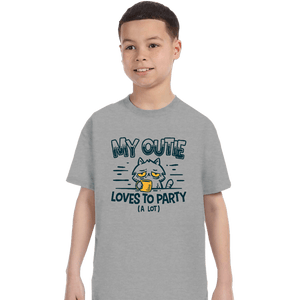 Daily_Deal_Shirts T-Shirts, Youth / XS / Sports Grey Outie Loves To Party