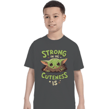 Load image into Gallery viewer, Shirts T-Shirts, Youth / XL / Charcoal Strong In Me
