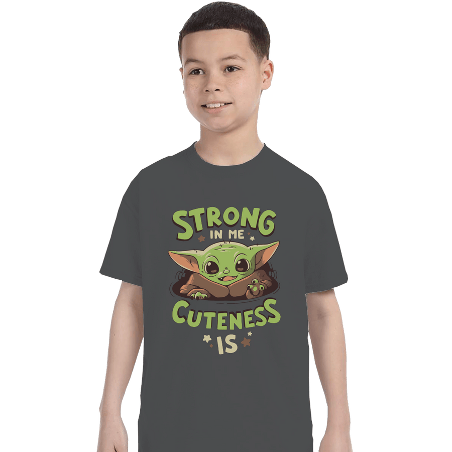 Shirts T-Shirts, Youth / XL / Charcoal Strong In Me