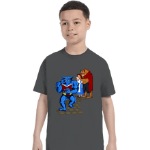 Load image into Gallery viewer, Secret_Shirts T-Shirts, Youth / XS / Charcoal Torn Between Two Beasts
