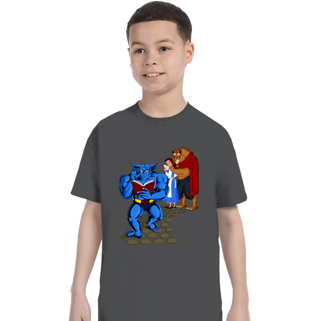 Secret_Shirts T-Shirts, Youth / XS / Charcoal Torn Between Two Beasts